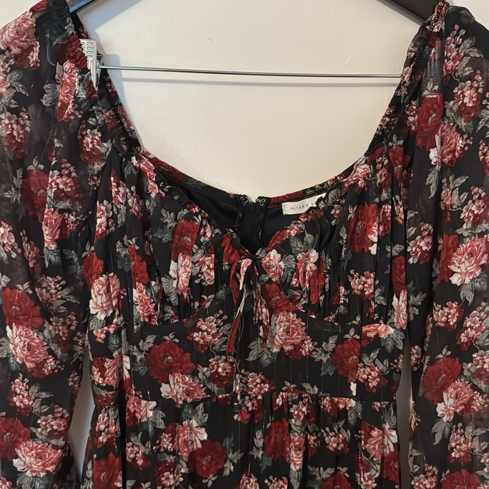 Floral Long Sleeve Dress